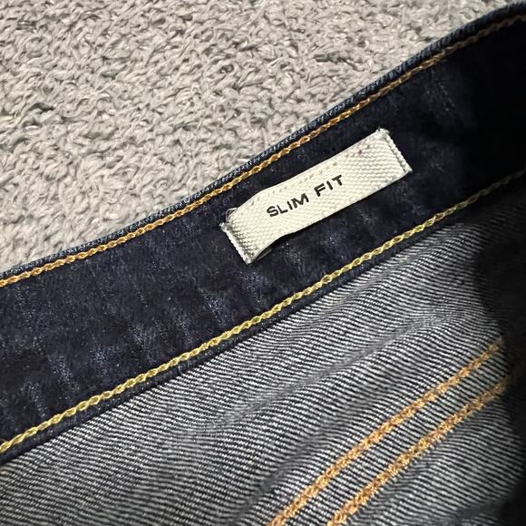 Flint And Tinder Jeans Men’s 34 x32 Slim Fit Stretch Blue Denim Pants - Picture 6 of 11